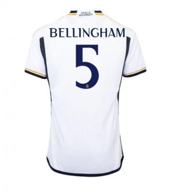 Real Madrid Jude Bellingham #5 Koszulka Podstawowych 2023-24 Krótki Rękaw